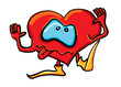 Vector: Cartoon crazy heart Cartoon crazy heart