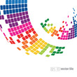 abstract pixelated colorful background