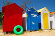 Beach huts on island Oleron in France