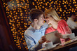 Photo: young couple with a tablet computer young couple with a tablet computer