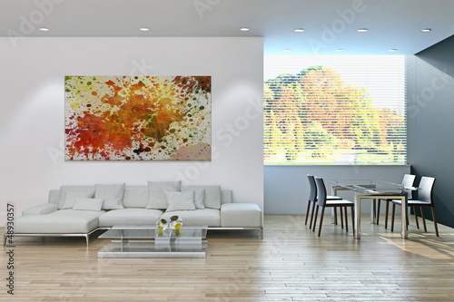 Illustration: Living room Living room