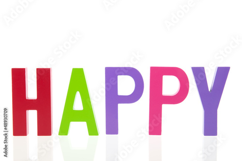 Photo: Word happy Word happy