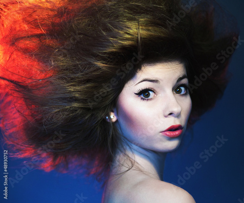 Photo: Portrait of a beautiful young woman Portrait of a beautiful young woman