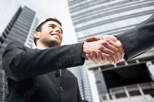 Photo: Business handshake Business handshake