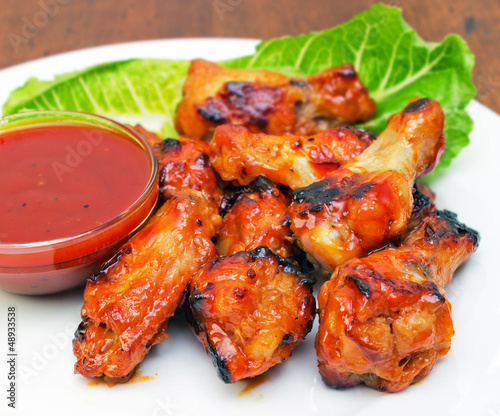 Photo: Plate of Buffalo Chicken Wings Plate of Buffalo Chicken Wings