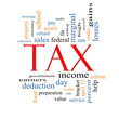 Tax Word Cloud Concept
