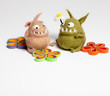 Felted Toy Mosters in Love