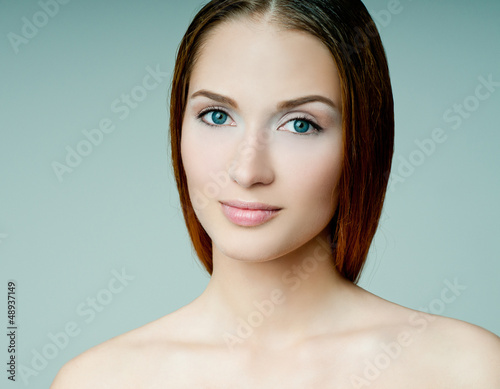 Photo: Beautiful Girl face. Perfect skin Beautiful Girl face. Perfect skin