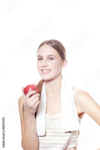 Photo: woman fit apple woman fit apple