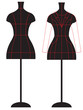 Dummy with cut lines