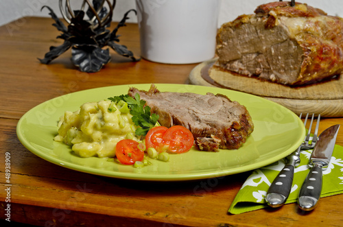 Photo: Salzbraten mit Kartoffelsalat Salzbraten mit Kartoffelsalat