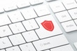Protection concept: computer keyboard with Shield