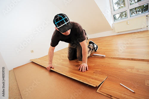 Photo: parquet installation parquet installation