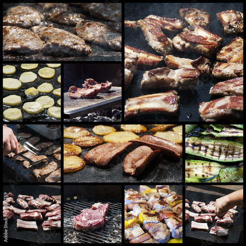 Photo: Barbecue collage Barbecue collage