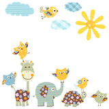 cute happy animals