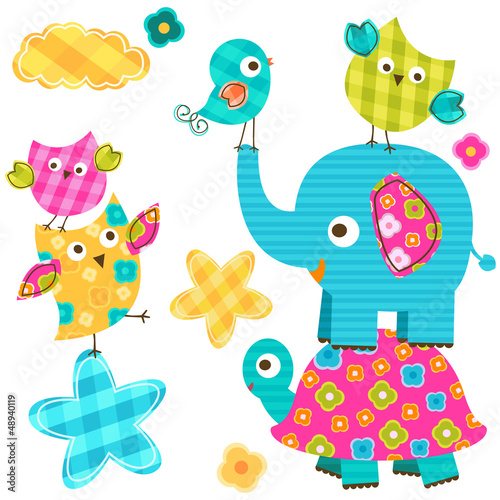 Vector: cute animals cute animals