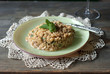 Photo: Risotto with porcini mushrooms and mint Risotto with porcini mushrooms and mint