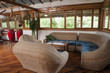 Handcrafted furniture typical of a house in bamboo
