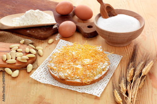 Photo: Torta di tagliatelle - Cake noodles Torta di tagliatelle - Cake noodles