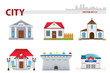 Public building. Set 4.