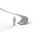 treppe, aufstieg, treppenstufen, stufe, stufen, steil,