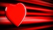 I love you - rotating around the 3d heart