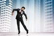 Puppet businessman
