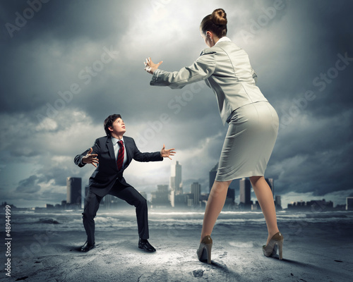 Photo: Business dispute Business dispute