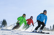 Photo: mehrere Skifahrer mehrere Skifahrer