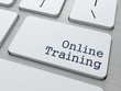 Online Training - Button on Keyboard.