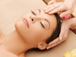 beautiful woman in massage salon
