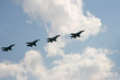 four Russian fighters