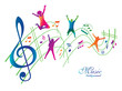 Abstract Music Background.