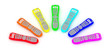 Remote controls of rainbow colors