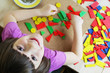 Photo: Montessori puzzle. Preschool. Montessori puzzle. Preschool.