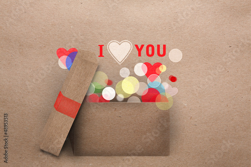 Photo: Paper applique Valentine greeting card Paper applique Valentine greeting card