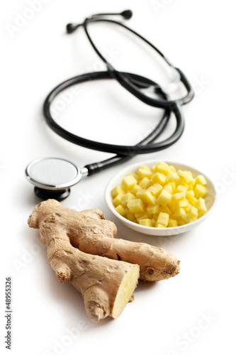 Photo: sliced ginger root sliced ginger root