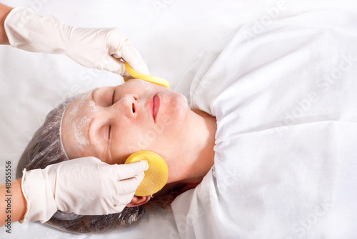 Photo: Facial cleansing Facial cleansing