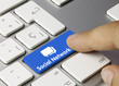 Social Network tastatur. Finger