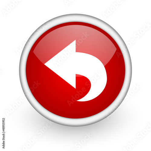 Illustration: back red circle web icon on white background back red circle web icon on white background