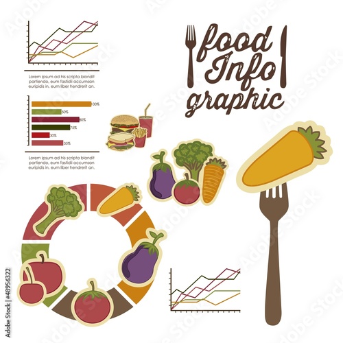Vector: Food infographics Food infographics