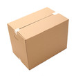 Carton box isolated over white background