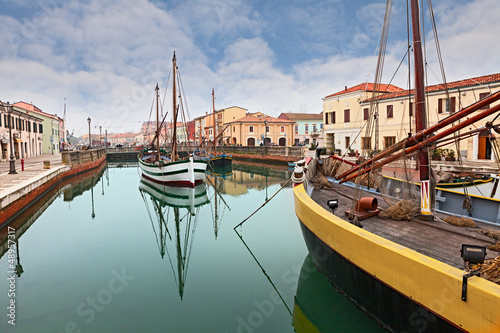Photo: the harbor of Cesenatico the harbor of Cesenatico