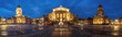 Gendarmenmarkt Berlin Mitte zur blauen Stunde Panorama