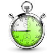 Vector: 45 seconds stop watch. 45 seconds stop watch.