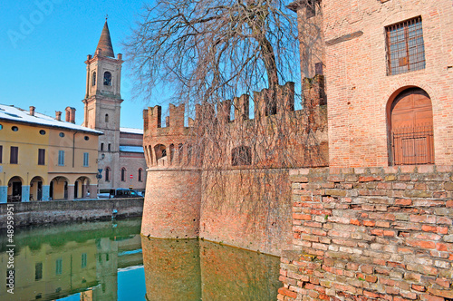 Photo: water in the moat water in the moat