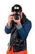 Photo: Portrait d'un jeune paparazzi Portrait d'un jeune paparazzi