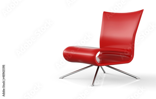 Illustration: Sit and Chill - Red Sit and Chill - Red