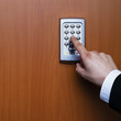 electronic security system being activated