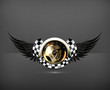 Vektor: Racing emblem Racing emblem